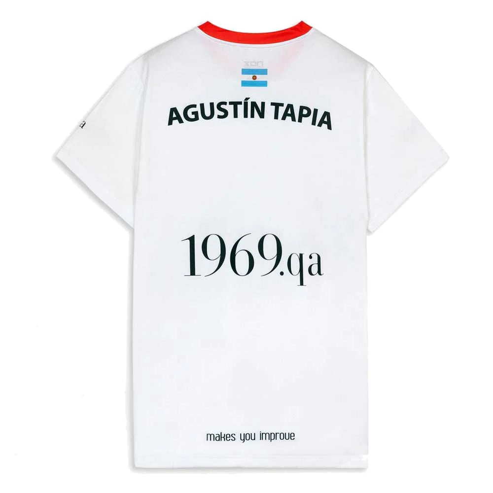 UOMO T-SHIRT NOX AGUSTIN TAPIA  AT10 WHITE 2023