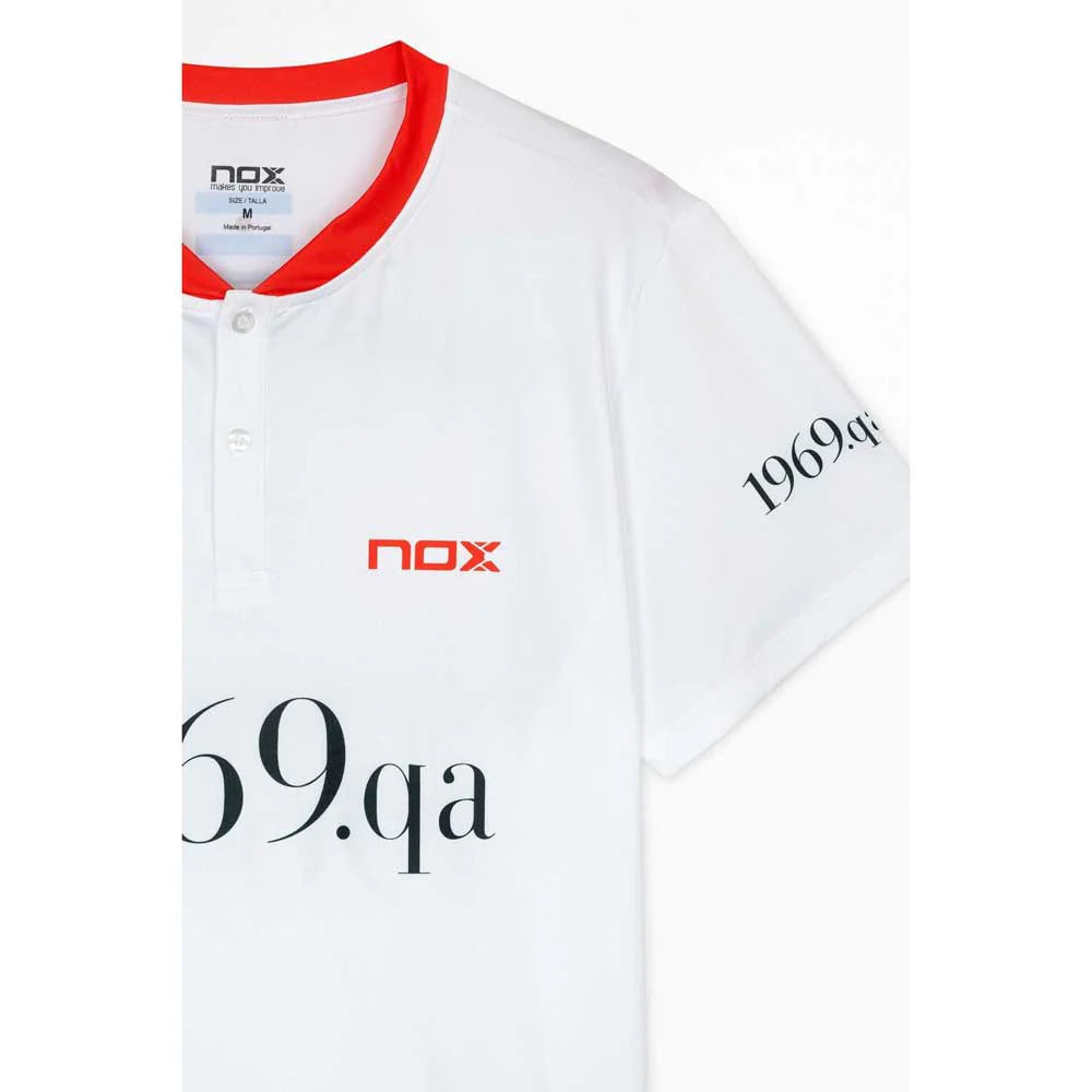 UOMO T-SHIRT NOX AGUSTIN TAPIA  AT10 WHITE 2023