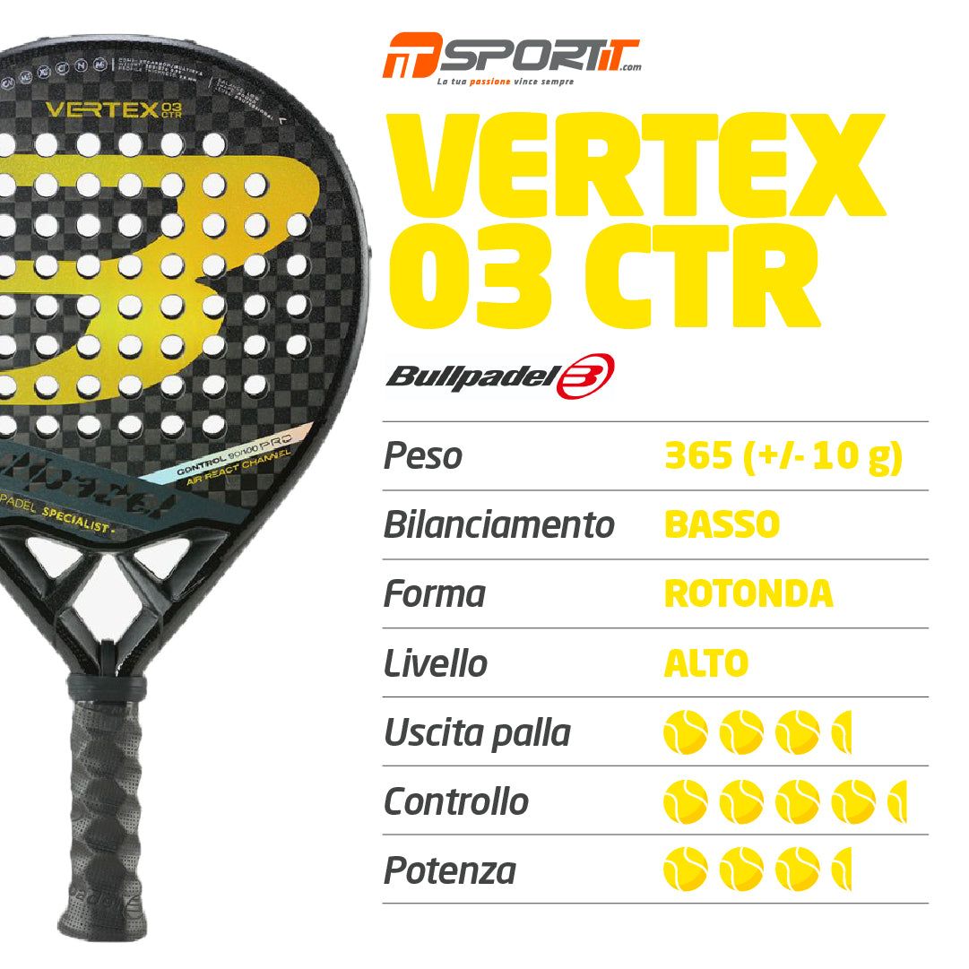 RACCHETTA BULLPADEL VERTEX 03 CTR